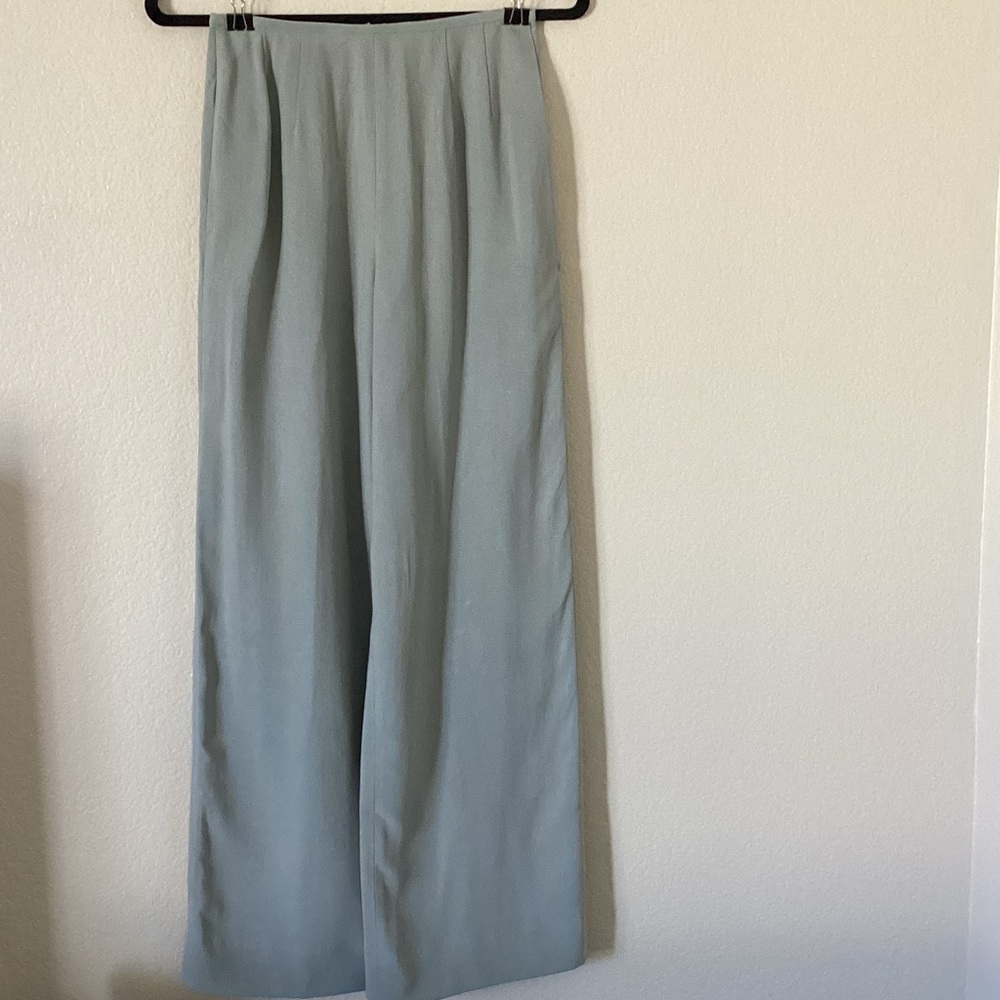 Emanuel Ungaro Light Grayish Blue Dress Pants